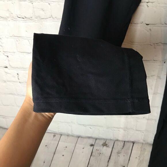 Straight Black Yoga Pants Large - Picture 3 of 6